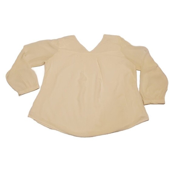 Chico's Sz 2 Beaded Embroidered Linen Lined Tunic Top Aztec Lagen Boho - Picture 11 of 12